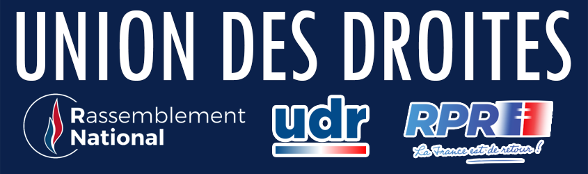 logo fond bleu union des droites